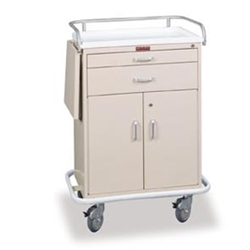 Harloff Classic Two Drawer with Lower Storage Compartment Treatment Cart Standard or Specialty Package