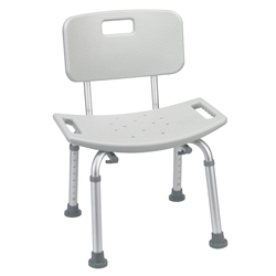 Drive Medical Deluxe Aluminum Bath Chair  With Tool-free Removable Back - 1/cs