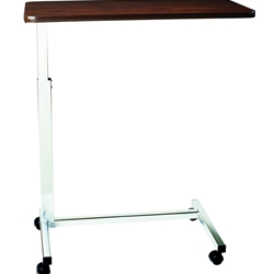 Drive Medical Non-Tilt Overbed Table with Various Colors -H-Base & U-Base Frames