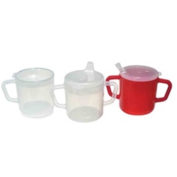 Alimed   Translucent Mugs with 2 Lids