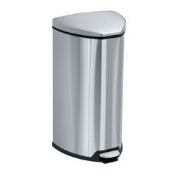Safco Products Stainless Step-On 4, 7, & 10 Gallon Receptacle