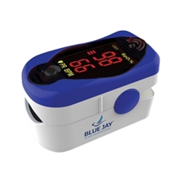 Complete Medical Comfort Finger Tip Pulse Oximeter Blue Jay Brand