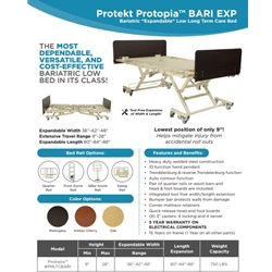 Proactive Protekt Protopia BARI EXP Bariatric "Expandable" Beds