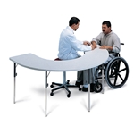 Hausmann Model 6674 Horseshoe Therapy Table