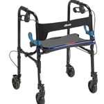 Drive Medical Clever-Lite Walker, Adult, with 8" Casters