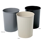 Safco Products Round Wastebasket, 23-1/2 Qt. - 6/cs - Various Colors