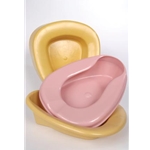 NDC Bed Pan, Rose, Commode Style, Stackable, Disposable, 50/cs