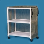 IPU Value Line Linen Cart - Two Shelves