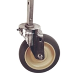 Replacement Swivel  Caster, 5", Fits Lakeside carts #50646 to #50653 and #50753 to #50760