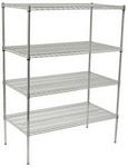 Chrome Wire Shelving Set