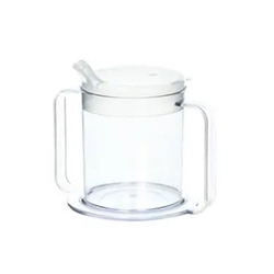 Sammons Preston Independence Two-Handled Clear Mug