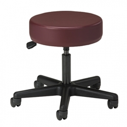 Clinton Industries Black Base, 5-Leg, Pneumatic Stool