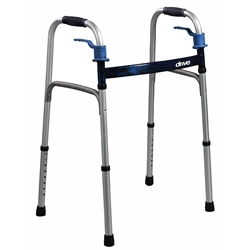 Drive Medical Deluxe, Trigger Release Folding Walker - 4/cs