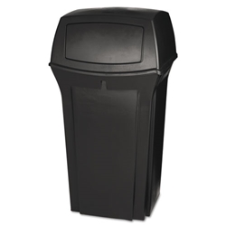 Rubbermaid Ranger Fire-Safe Container, Square, Structural Foam - Push Door, 35 gal. - Various Colors