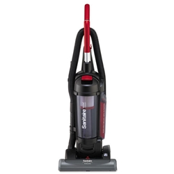 Sanitaire Bagless/Cyclonic Vacuum with Sealed HEPA Filtration, Red