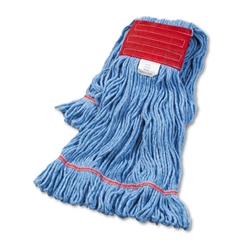 Boardwalk Super Loop Wet Mop Head, Cotton/Synthetic, Large Size - White & Various Colors - 1/ea or 12/cs