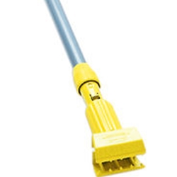 Rubbermaid Gripper® Clamp Style Wet Mop Handle, Plastic Yellow Head, 1" dia x 54" & 60" - Various Handles