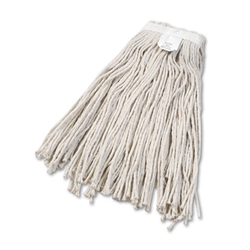 Boardwalk Cut-End Wet Mop Head, Cotton, Head Size No. 16, 20, 24, & 32 - White - Individual & 12/carton