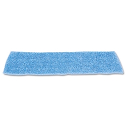 Rubbermaid  Economy Wet Mopping Pad, Microfiber, 18", Blue, Individual or 12/cs