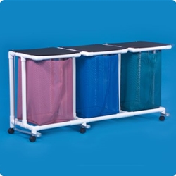 IPU Value Line Jumbo Size Triple Linen Hamper