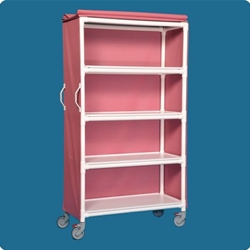 IPU Deluxe Linen Cart - Four Shelves