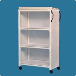 IPU Value Line Linen Cart - Three Shelves