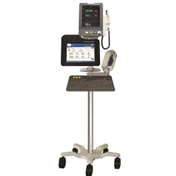 Nurse Rosie EHR Smartcart With Rosie 4 Vital Signs Monitor