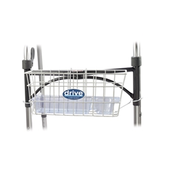 Complete Medical Snap-On Walker Basket for Folding Walkers