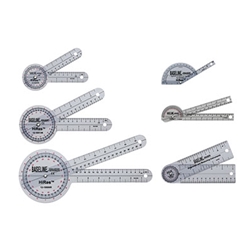 Fabrication Enterprises Baseline Plastic Goniometer - 360 Degree Head - 12.5" Arms