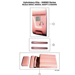 Invacare Replacement Arm Pad Kit For IH6065A Series Recliner