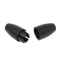 Crest Healthcare Black Plastic Connector