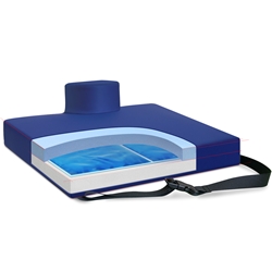 NYOrtho Pommel Gel-Foam Wheelchair Cushion