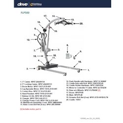 Drive Levantar Floor Lift Parts