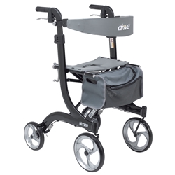 Nitro Aluminum Rollator, Tall Height, 10" Casters