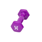 CanDo Vinyl Dumbbell, Violet (2 lb), Each