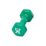 CanDo Vinyl Dumbbell, Green (3 lb), Each