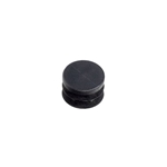 Plug, 7/8" Flat Headblack Plastic