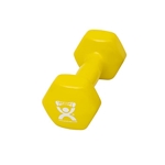 CanDo Vinyl Coated Dumbbell, Yellow (9 lb), Each