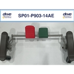 Drive Medical Caster Brake Assembly, FootEnd, P903, 1/ea