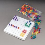 Sammons Preston® Multi-Colored Beaded Pegs and Peg Board