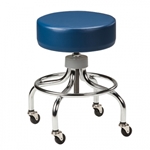 Clinton Industries Chrome Base Stool