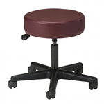 Clinton Industries Black Base, 5-Leg, Pneumatic Stool