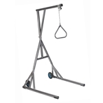 Drive Medical Free-Standing Bariatric Silver Vein Trapeze  with Base and Wheels