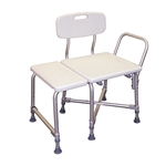 Drive Medical Deluxe Bariatric Transfer Bench with Cross-Frame Brace - 2/cs