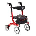 Drive Medical Nitro Aluminum Rollator, 10" Casters