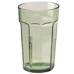 Cambro Laguna® Tumblers 6oz.-12oz. 36/Cs - Clear & Green