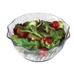 Cambro 5oz. & 13oz. Swirl Bowls - 24/cs - Clear,Black & White