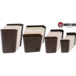 Mar-Bal Fire Resistant Wastebaskets - Sizes 8, 14, 27, & 40 qts. - 6/cs or 4/cs