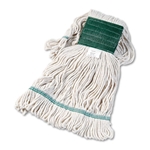 Boardwalk Super Loop Wet Mop Head, Cotton/Synthetic, Medium Size - White & Various Colors - 1/ea or 12/cs