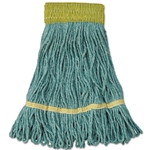 Boardwalk Super Loop Wet Mop Head, Cotton/Synthetic, Small Size - White & Various Colors - 12/cs